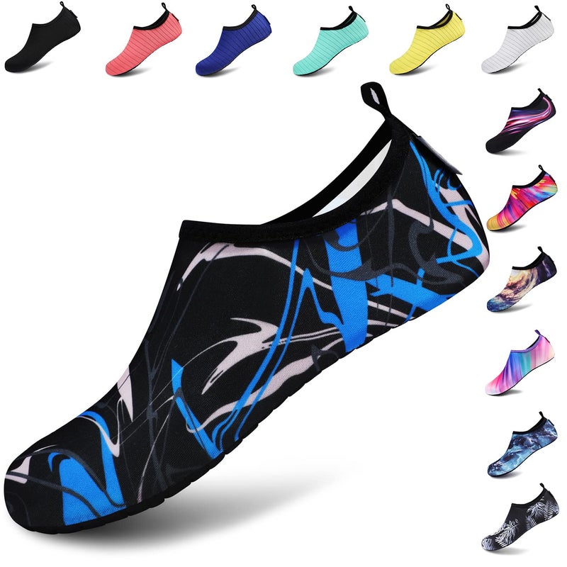 VIFUUR أحذية رياضية مائية للجنسين VIFUUR - أزرق جرافيتي - 12.5-13 W US / 11-11.5 M US (44-45) - Image 1